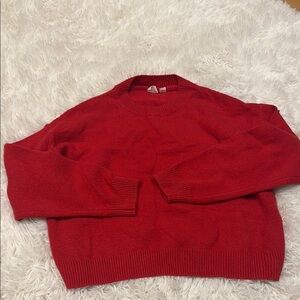 GAP Women's Red Crewneck Sweater